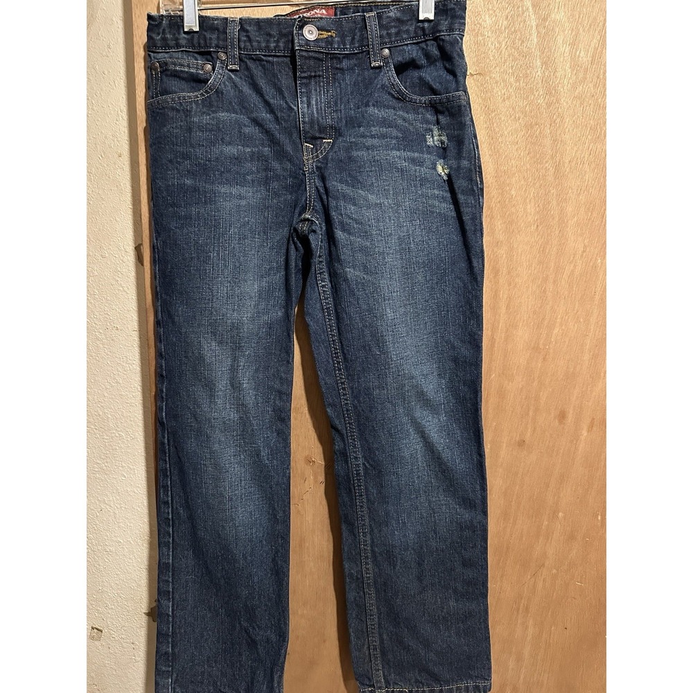 Boys Arizona Jeans, Size 10 Husky, Style Straight Leg, Adjustable Waist Band,
